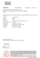GLPOLY 導(dǎo)熱膠SGS檢測(cè)報(bào)告